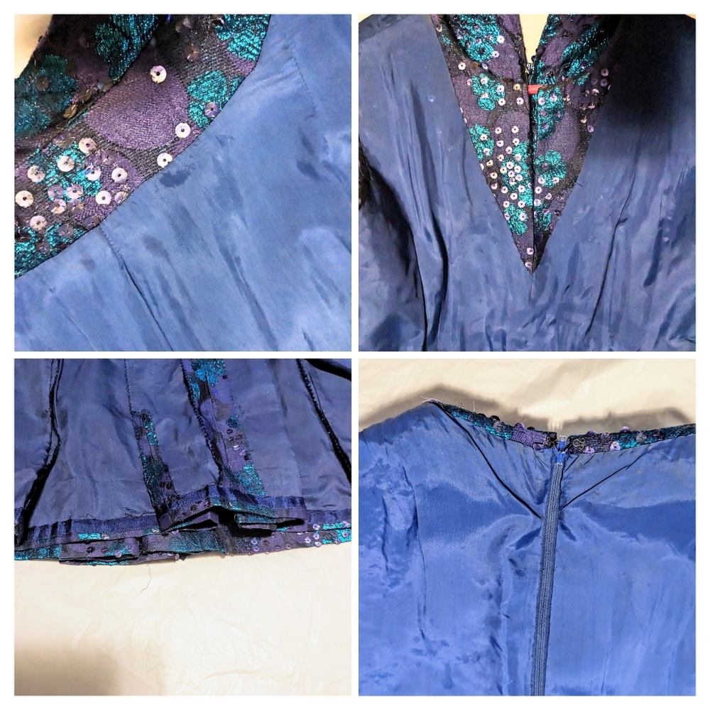 Vintage Oscar de la Renta Brocade evening dress - Picture 14 of 15